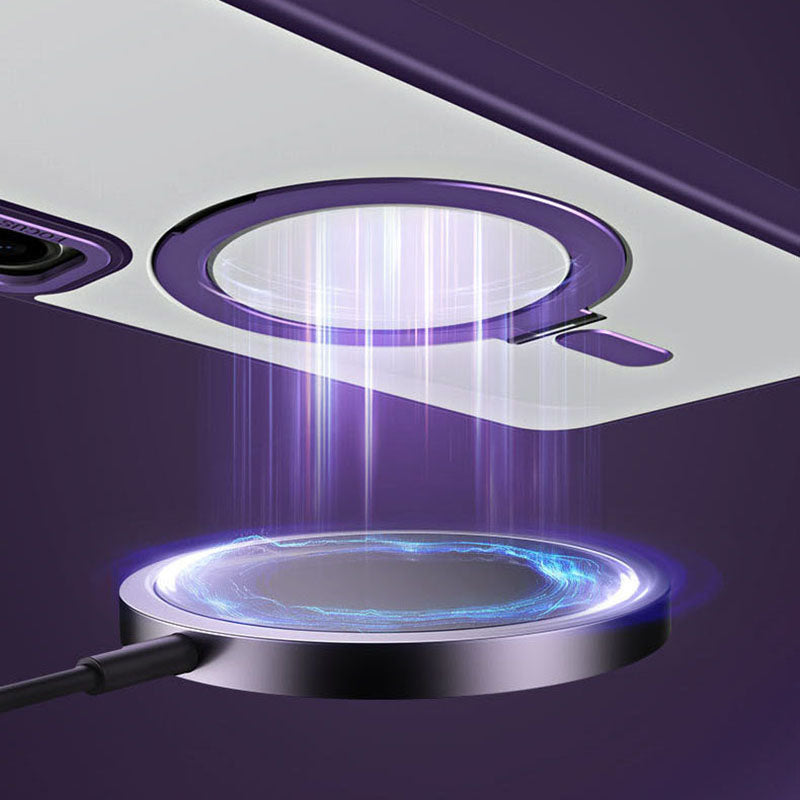 Invisible Magnetic MagSafe Bracket Anti-fall Phone Case For Samsung Galaxy S23 Ultra Plus Support Wireless Charging - mycasety2023 Mycasety