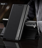 Samsung Galaxy Flip Case Luxury Magnetic Leather Kickstand Shockproof Cover - {{ shop_name}} varyfun