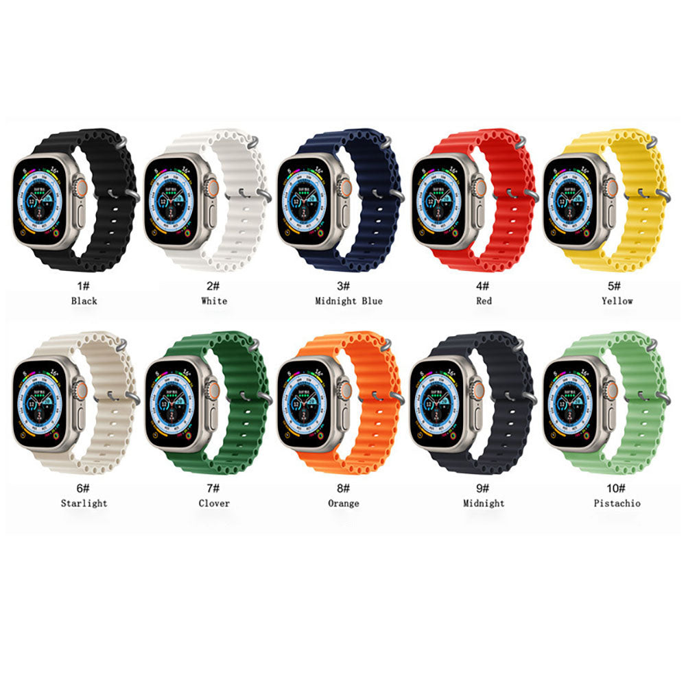 Newest Sport Ocean Bands For iWatch Apple Watch Ultra SE Series 8/7/6/5/4/3/2/1 - {{ shop_name}} varyfun