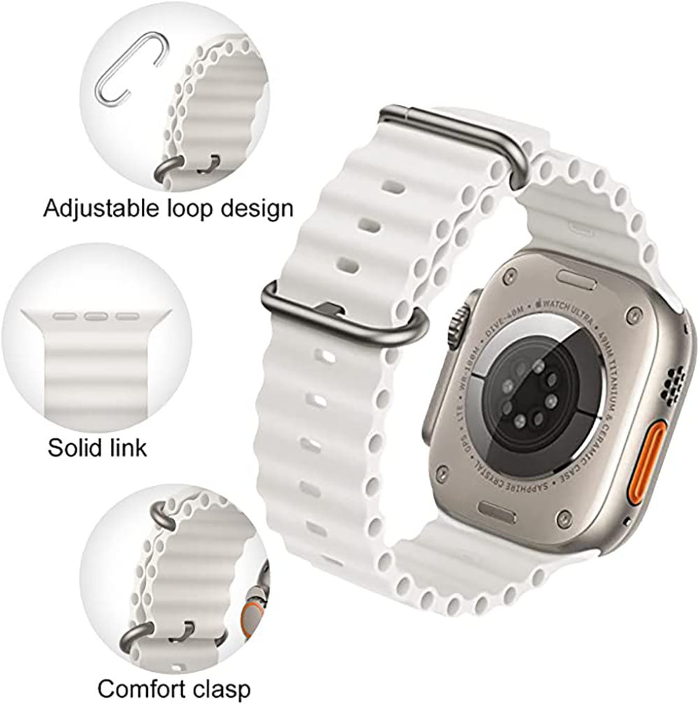 Newest Sport Ocean Bands For iWatch Apple Watch Ultra SE Series 8/7/6/5/4/3/2/1 - {{ shop_name}} varyfun