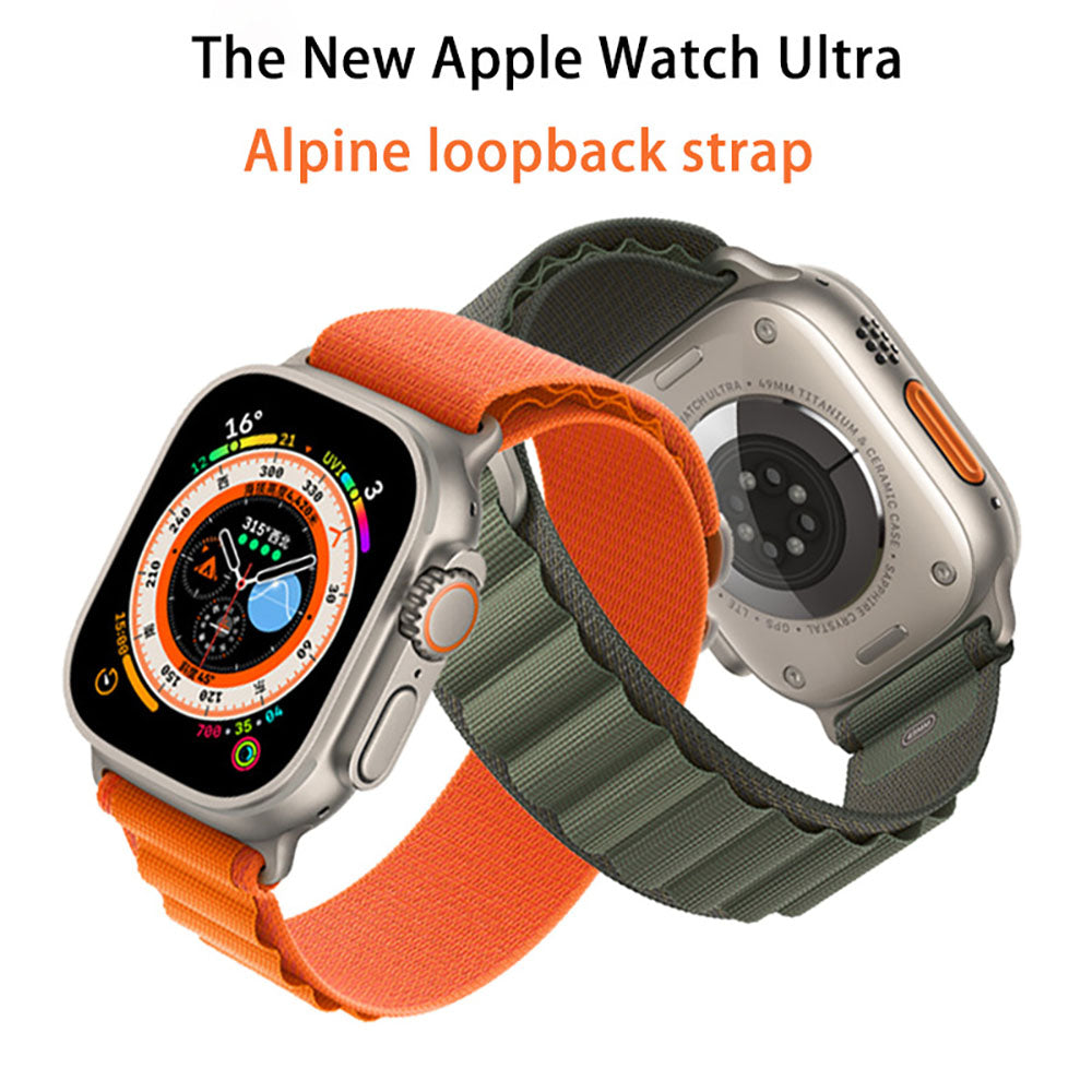 Newest Nylon Sport Solo Loop Woven Wristband For iWatch Series 8/7/6/5/4/3/2/1/SE/Ultra - {{ shop_name}} GiftJupiter
