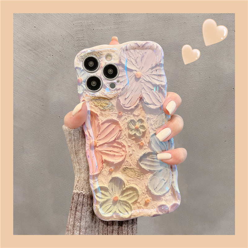 French Vintage Oil Painting Flowers iPhone Case - {{ shop_name}} varyfun