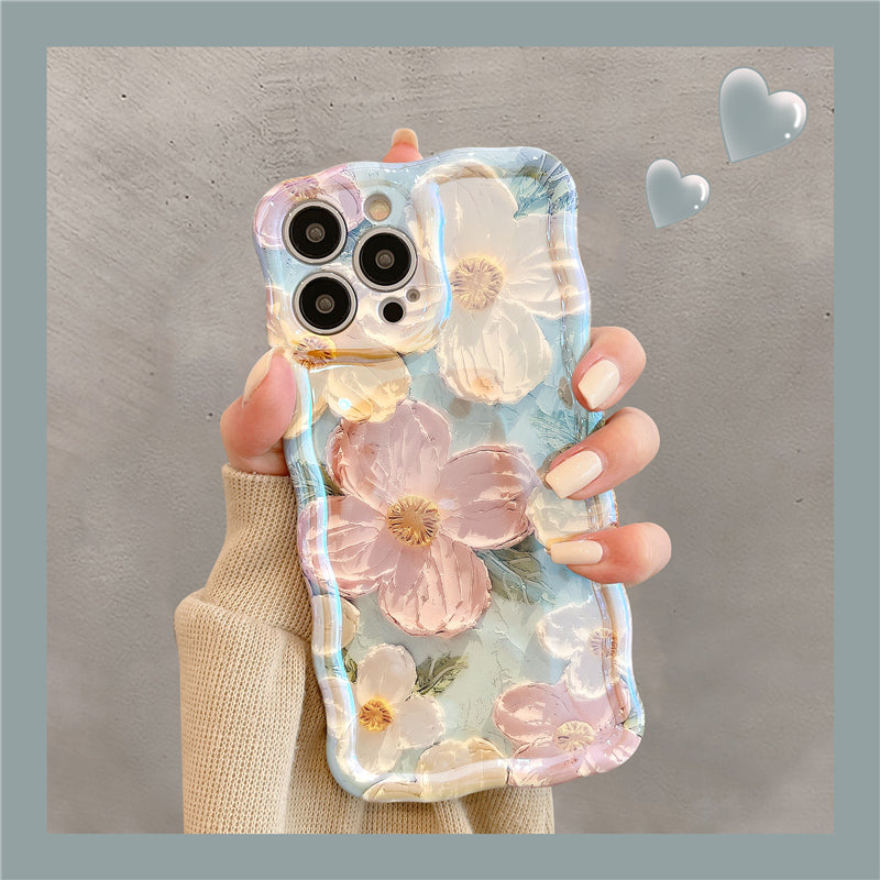 French Vintage Oil Painting Flowers iPhone Case - {{ shop_name}} varyfun