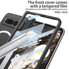 Load image into Gallery viewer, Magnetic Magsafe All-inclusive Invisible Bracket Phone Case For Google Pixel Fold With Back Screen Protector
