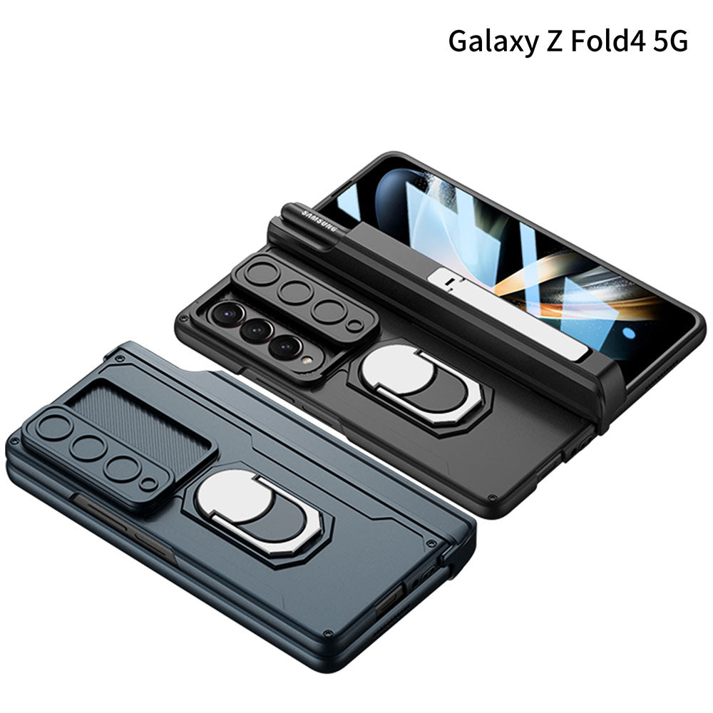 Magnetic Folding Armor Protective Case For Samsung Galaxy Z Fold 4 5G With Back Screen Protector - {{ shop_name}} varyfun