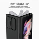 Luxury Camera Camshield Slide Silky Silicone Protective Cover For Samsung Galaxy Z Fold 3 5G - {{ shop_name}} varyfun