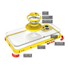 Creative Double Ring Bracket Four-corner Anti-fall Cover For iPhone - {{ shop_name}} pphonecover