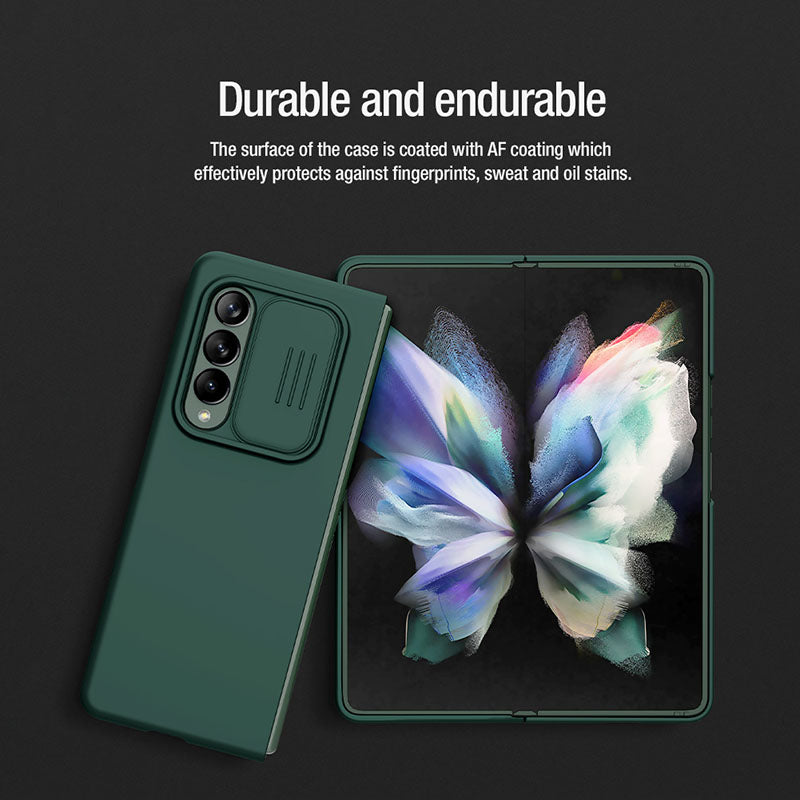 Luxury Camera Camshield Slide Silky Silicone Protective Cover For Samsung Galaxy Z Fold 3 5G - {{ shop_name}} varyfun