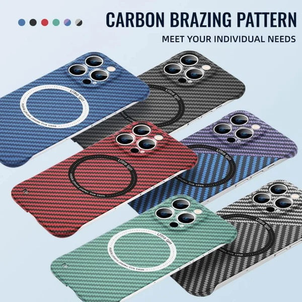 Hot Sale Carbon Fiber Magnetic Case for iPhone - mycasety2023 Mycasety