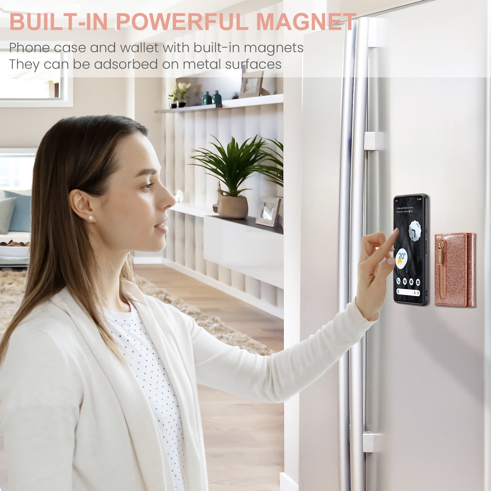 Luxury Magnetic All-inclusive Protective Cover With Card Holder For Google Pixel 7 8 Series - mycasety2023 Mycasety