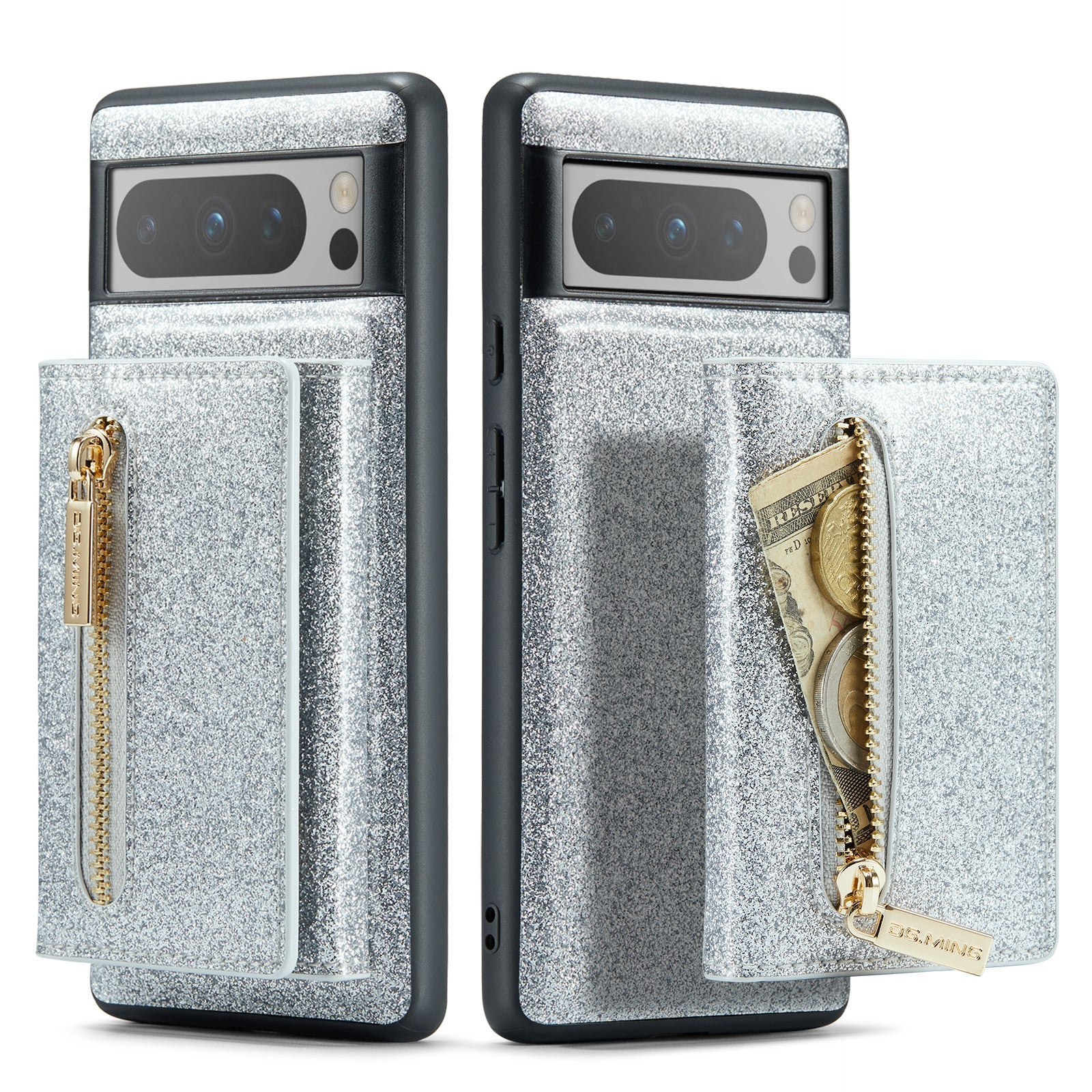 Luxury Magnetic All-inclusive Protective Cover With Card Holder For Google Pixel 7 8 Series - mycasety2023 Mycasety