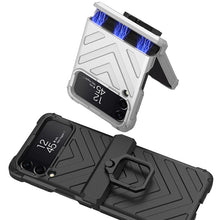 Load image into Gallery viewer, Magnetic Armor Ring Holder Case For Samsung Galaxy Z Flip3 5G - {{ shop_name}} Dealggo.com
