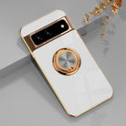 Electroplating Ring Holder Phone Case For Google Pixel 7 8 Series - mycasety2023 Mycasety