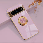 Electroplating Ring Holder Phone Case For Google Pixel 7 8 Series - mycasety2023 Mycasety