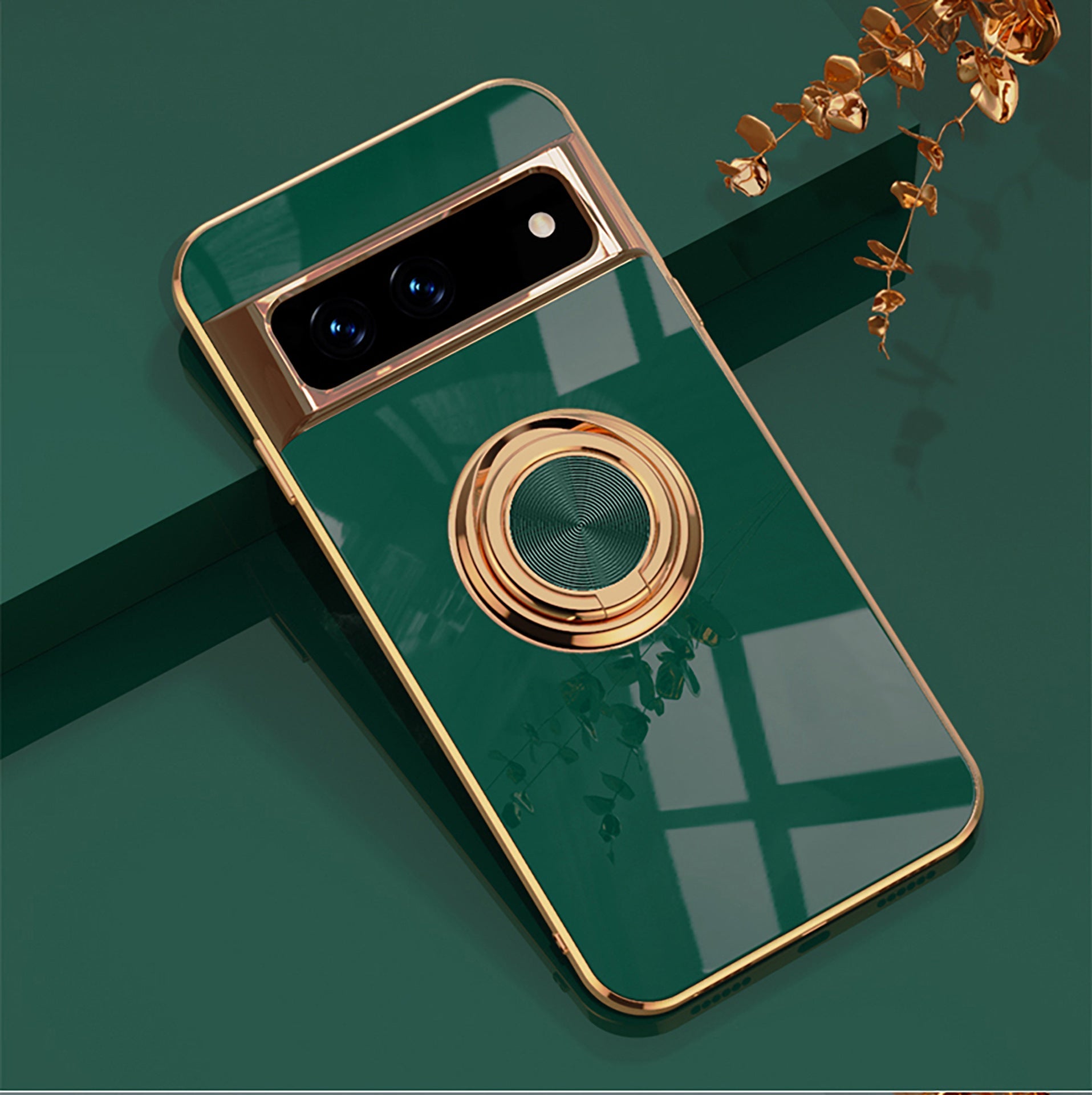 Electroplating Ring Holder Phone Case For Google Pixel 7 8 Series - mycasety2023 Mycasety