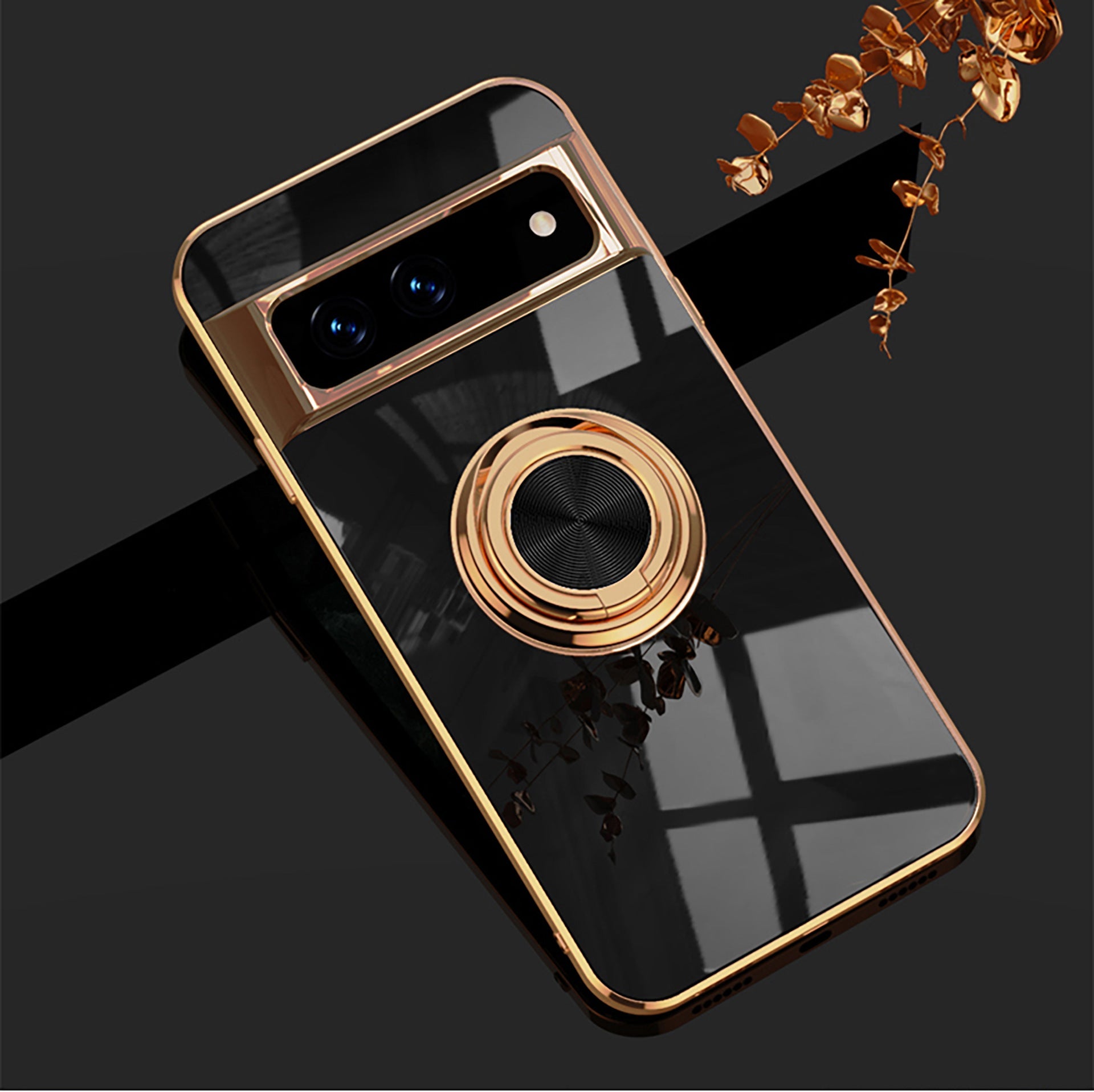 Electroplating Ring Holder Phone Case For Google Pixel 7 8 Series - mycasety2023 Mycasety