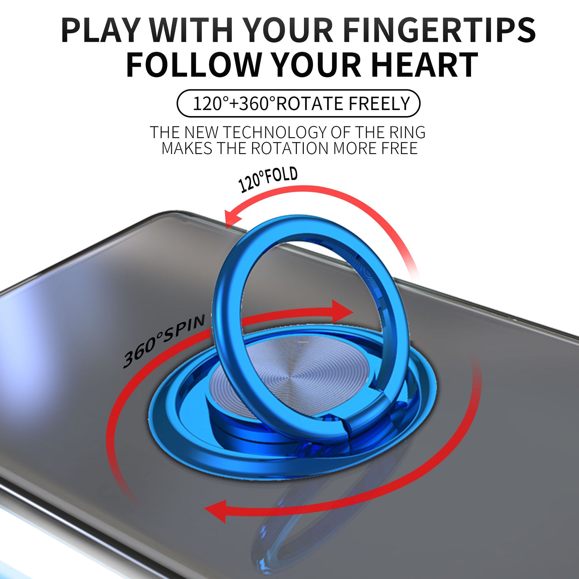 Electroplating Clear Ring Holder Phone Case For Google Pixel 7 Series - mycasety2023 Mycasety