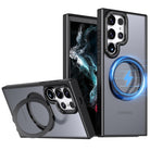 Magnetic Bracket Anti-fall Phone Case For Samsung Galaxy S23 S22 Ultra Plus Support MagSafe Wireless Charging - mycasety2023 Mycasety