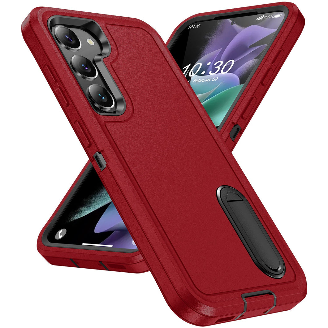 Triple Defense Anti-drop Protection Phone Case With Invisible Bracket For Samsung Galaxy S23 S22 Ultra Plus