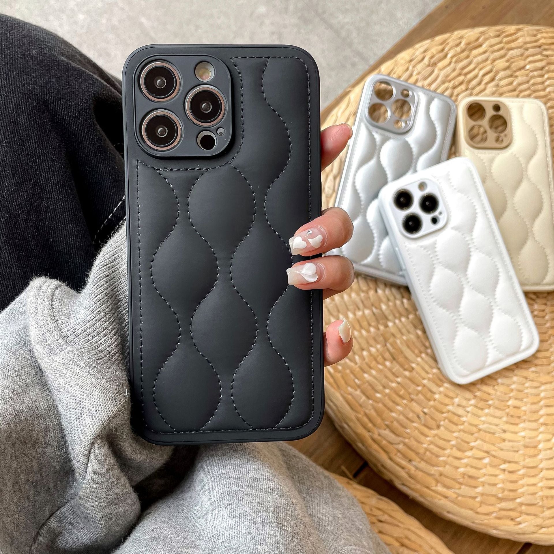 Luxury Puffer Air Phone Case For iPhone Series - {{ shop_name}} varyfun