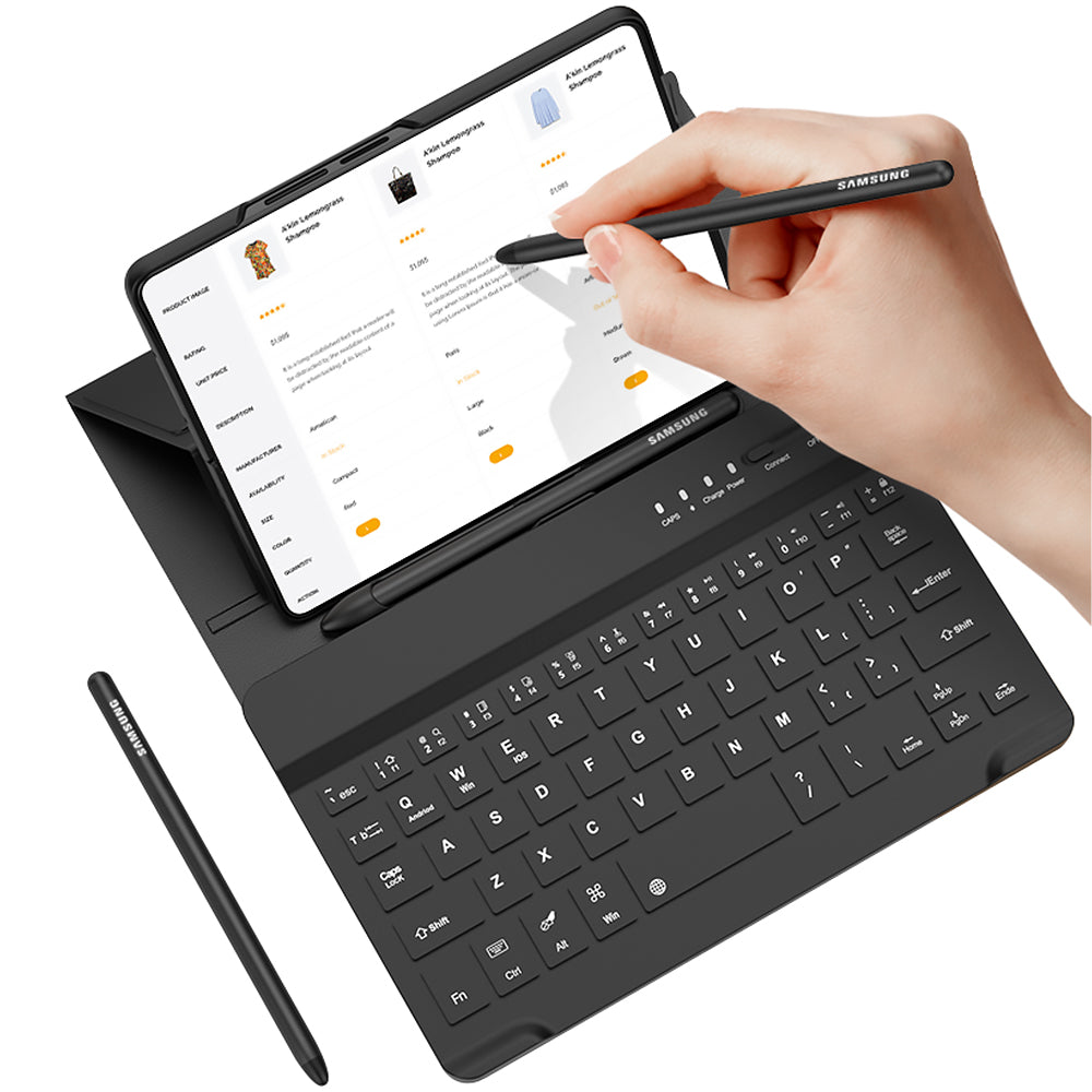 Bluetooth 3.0 Keyboard Magnetic All-inclusive Leather Cover For Samsung Galaxy Z Fold3 Fold4 5G Come With keyboard+Holster Bracket+Phone Case+Capacitive Pen - {{ shop_name}} EasyOutdoor