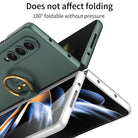 Samsung Galaxy Z Fold 4 5G Ultra-thin All-inclusive Ring Holder Protective Cover With Tempered Glass Screen - {{ shop_name}} varyfun