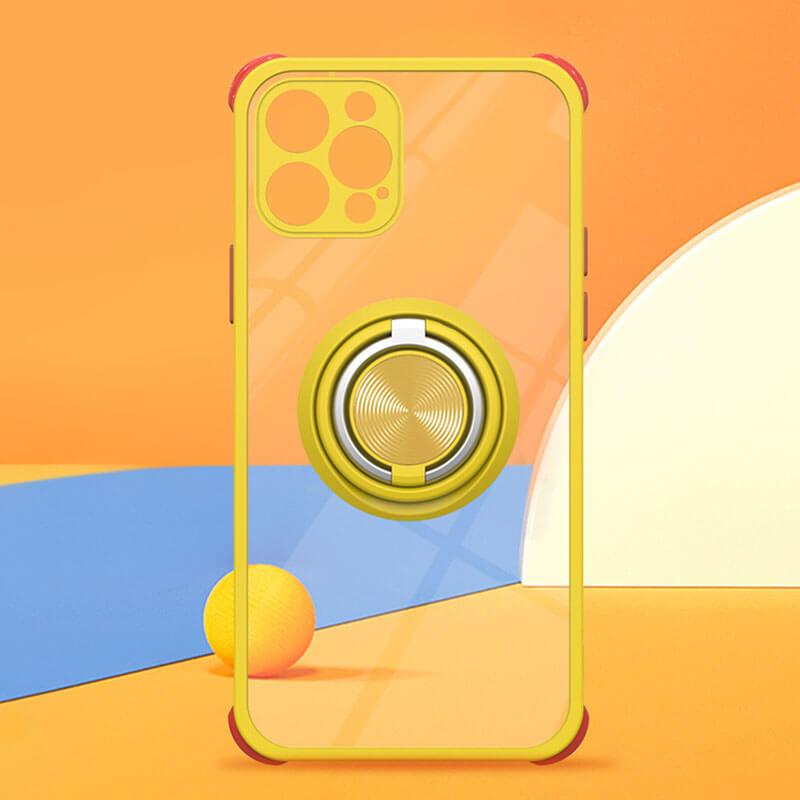 Creative Double Ring Bracket Four-corner Anti-fall Cover For iPhone - {{ shop_name}} pphonecover