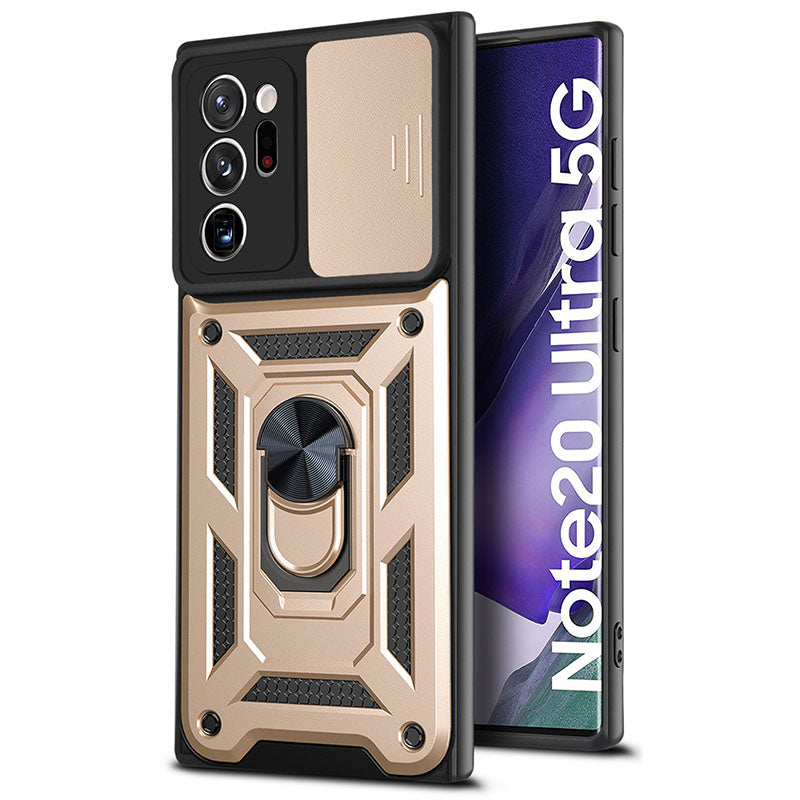 Armor Anti-fall Invisible Bracket Lens Protective Case For Samsung Galaxy S23 S22 S21 S20 Ultra Plus Note20 Ultra - mycasety2023 Mycasety