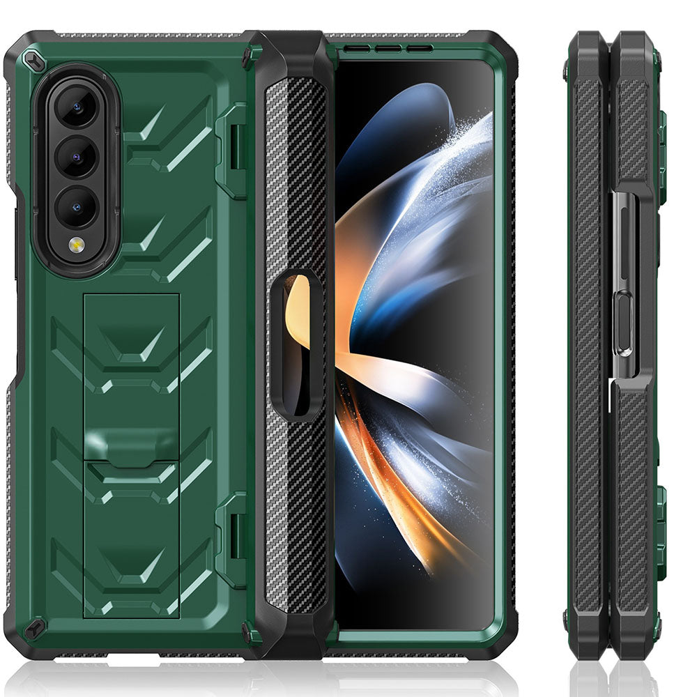 Newest Double-Cover Fold Mecha all-inclusive Rugged Phone Case For Galaxy Z Fold4 Fold3 - {{ shop_name}} hotbuyy