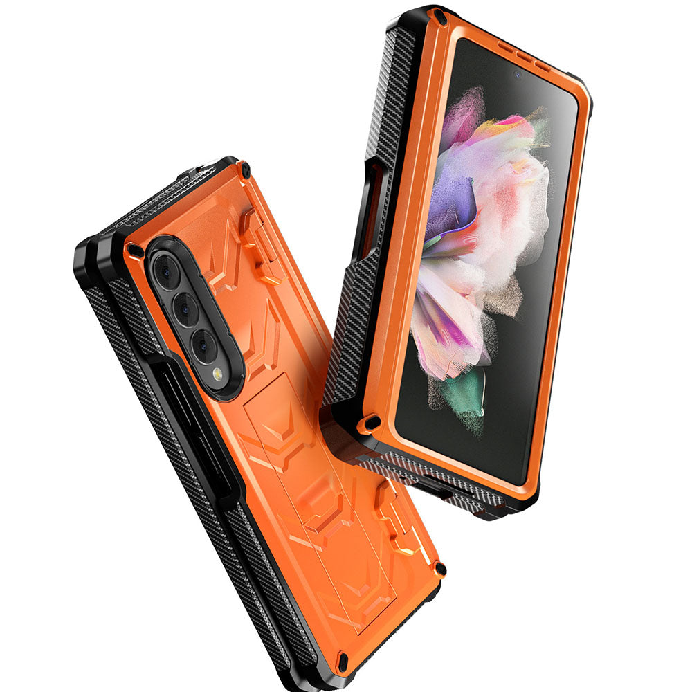 Newest Double-Cover Fold Mecha all-inclusive Rugged Phone Case For Galaxy Z Fold4 Fold3 - {{ shop_name}} hotbuyy