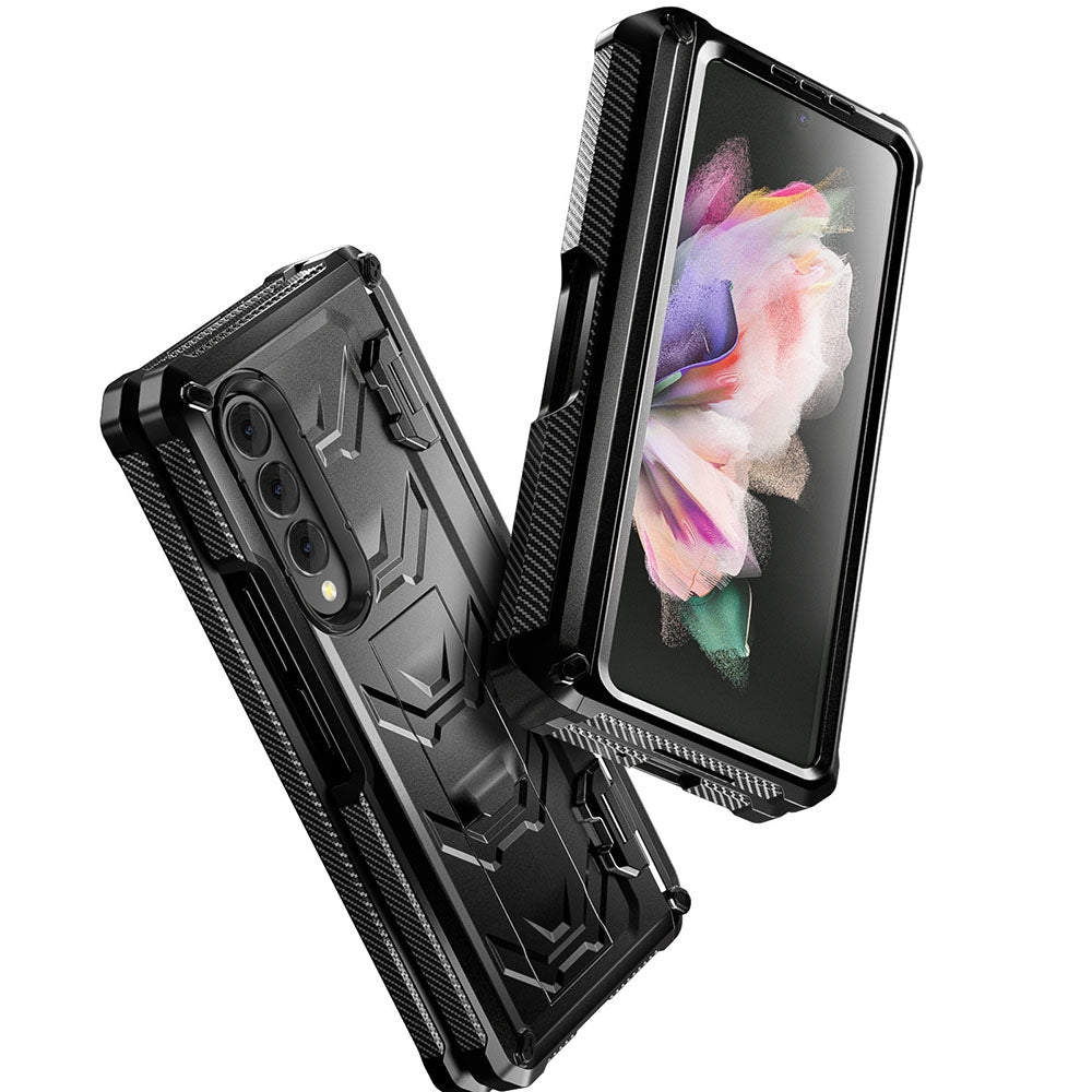 Newest Double-Cover Fold Mecha all-inclusive Rugged Phone Case For Galaxy Z Fold4 Fold3 - {{ shop_name}} hotbuyy