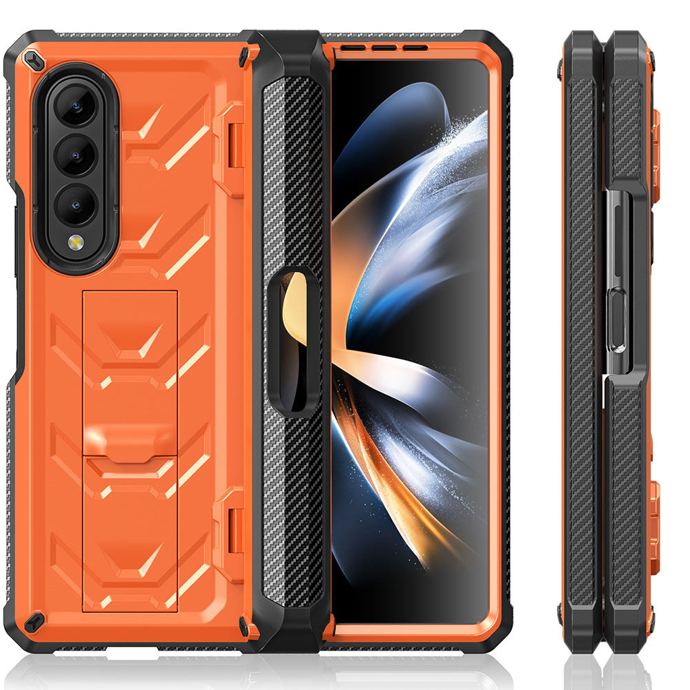 Newest Double-Cover Fold Mecha all-inclusive Rugged Phone Case For Galaxy Z Fold4 Fold3 - {{ shop_name}} hotbuyy