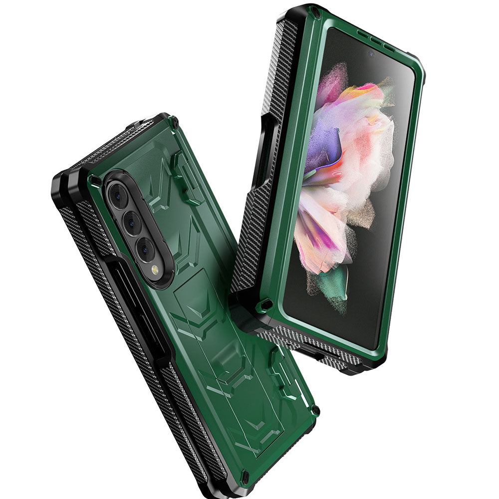 Newest Double-Cover Fold Mecha all-inclusive Rugged Phone Case For Galaxy Z Fold4 Fold3 - {{ shop_name}} hotbuyy