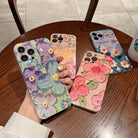 Oil Painting Flower Samsung/iPhone Case - {{ shop_name}} varyfun