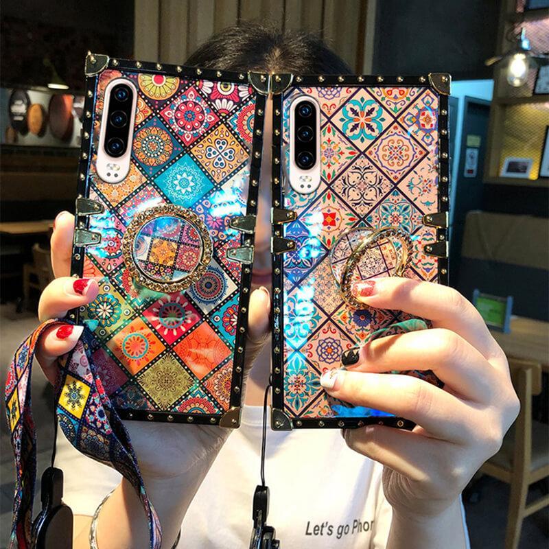 High Quality Bohemian Lanyard Ring Phone Case For Huawei and Xiaomi - {{ shop_name}} varyfun