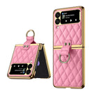 Electorplated Leather Soft Shell For Samsung Galaxy S23 Ultra Z Flip3/4 Fold3/4 Series - {{ shop_name}} varyfun