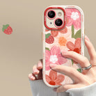 Oil Painting Strawberry Flower Bracelet iPhone Case - mycasety2023 Mycasety