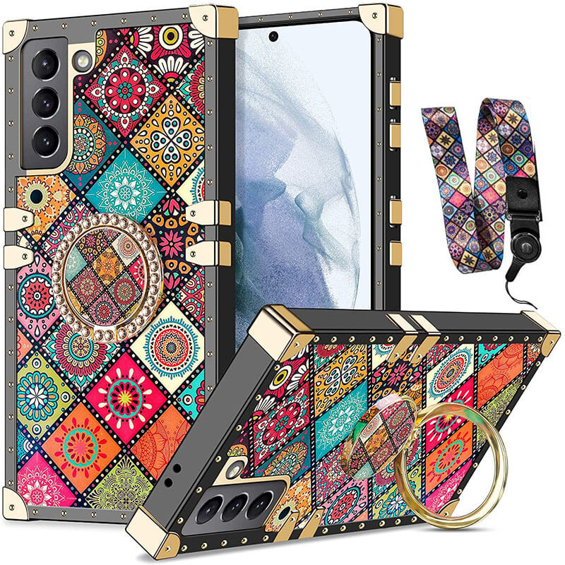 2021 Luxury Brand High Quality Bohemian Lanyard Ring Phone Case For Samsung - {{ shop_name}} varyfun