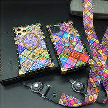 Load image into Gallery viewer, High Quality Bohemian Lanyard Ring Phone Case For iPhone Samsung - {{ shop_name}} varyfun
