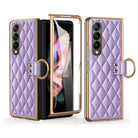 Electorplated Leather Soft Shell For Samsung Galaxy S23 Ultra Z Flip3/4 Fold3/4 Series - {{ shop_name}} varyfun