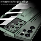 Magnetic Bracket Electroplated Soft Clear Phone Case For Samsung Galaxy S22 S23 Ultra - {{ shop_name}} varyfun