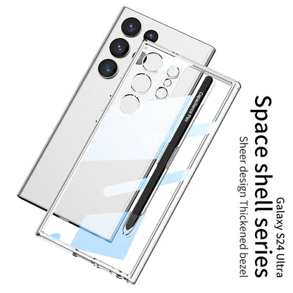 Transparent Protective Phone Case With Pen Box & Stylus For Samsung Galaxy S24 Ultra Plus