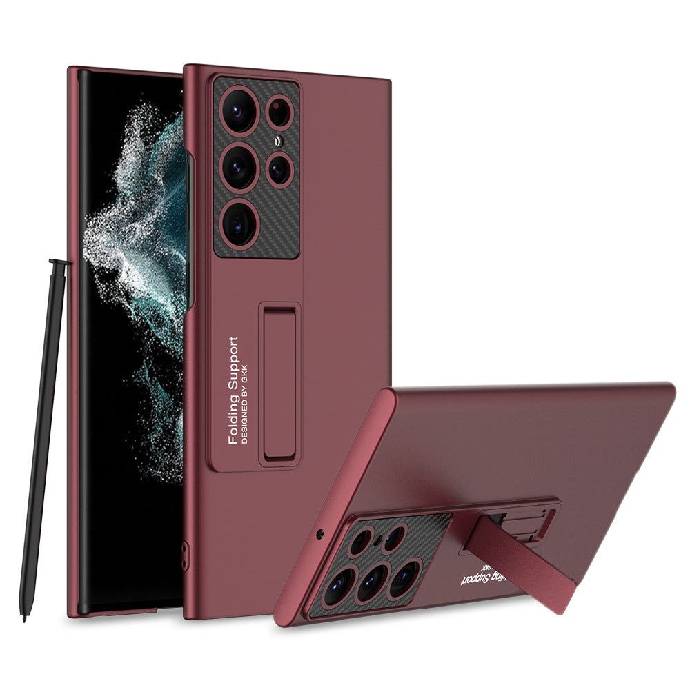 Ultra-thin Frosted Invisible Stand Cover For Samsung Galaxy S24 S23 S22 Ultra Plus - {{ shop_name}} varyfun