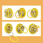 Creative Double Ring Bracket Four-corner Anti-fall Cover For iPhone - {{ shop_name}} pphonecover