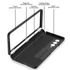 Magnetic Frame Plastic Stand All-included Case For Samsung Galaxy Z Fold 2 3 5G - {{ shop_name}} varyfun