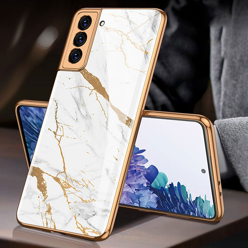 Luxury Plating Pattern Camera All-inclusive Electroplating Process Case For Samsung S21 S21 Plus S21 Ultra - {{ shop_name}} varyfun