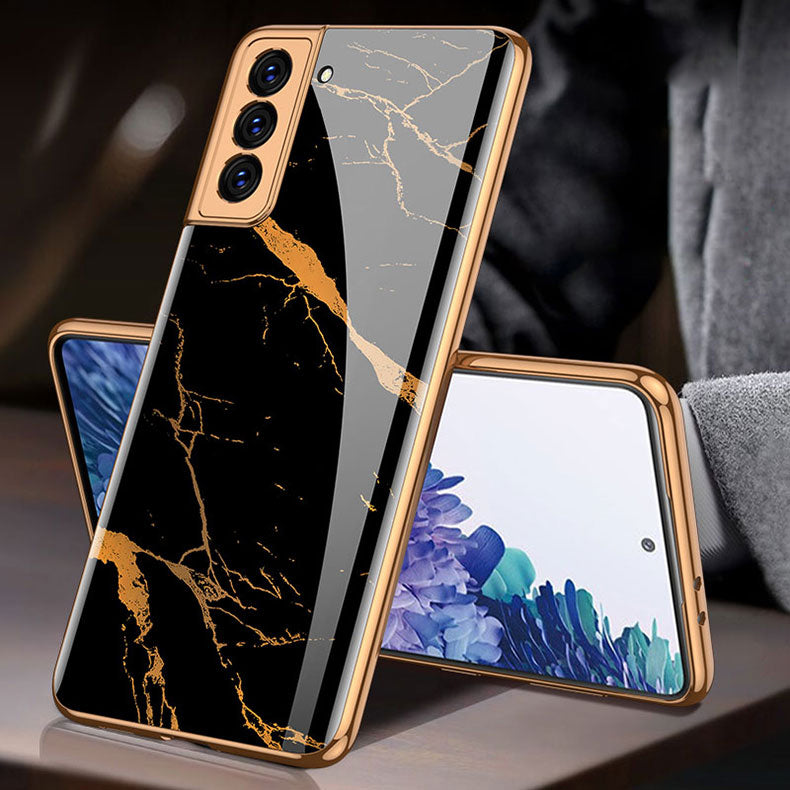 Luxury Plating Pattern Camera All-inclusive Electroplating Process Case For Samsung S21 S21 Plus S21 Ultra - {{ shop_name}} varyfun