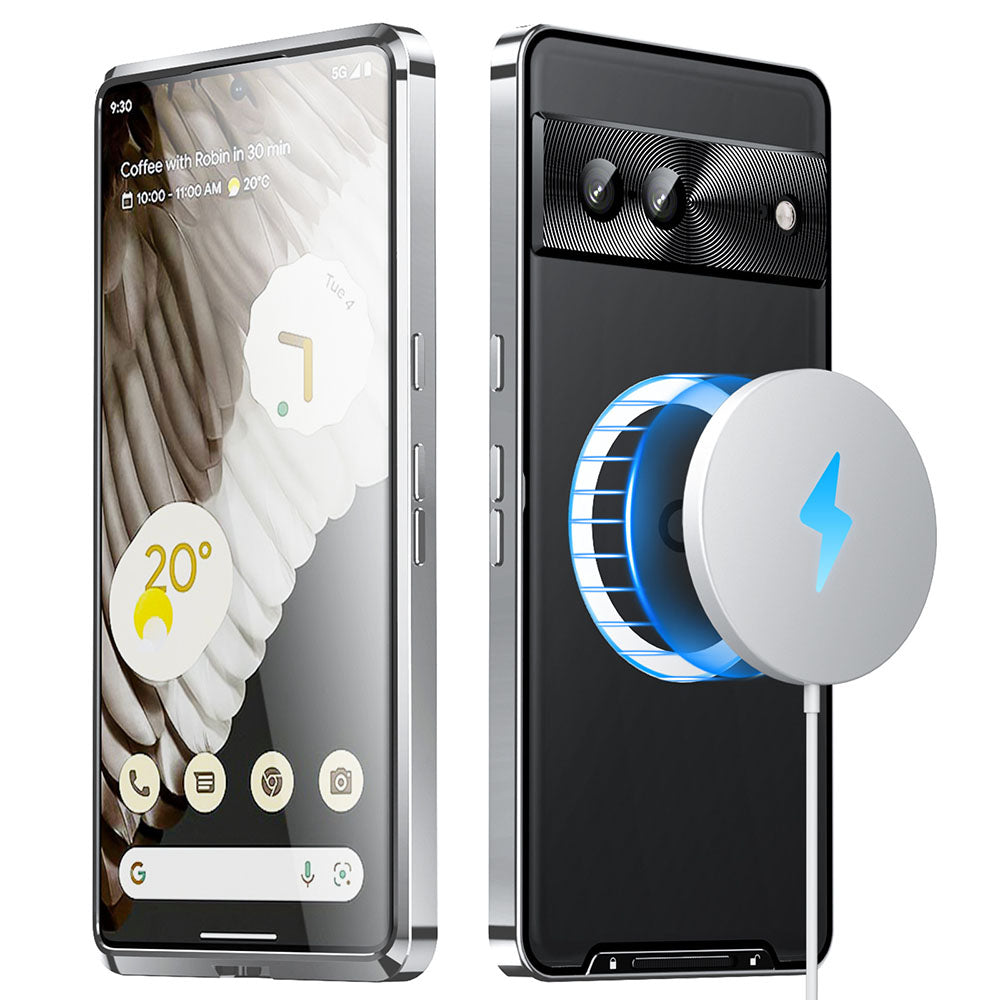 Magnetic Magsafe Metal Phone Case for Google Pixel 7 - mycasety2023 Mycasety