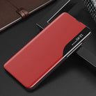 Samsung Galaxy Smart View Flip Case Luxury Magnetic Leather Kickstand Window Shockproof Cover - mycasety2023 Mycasety