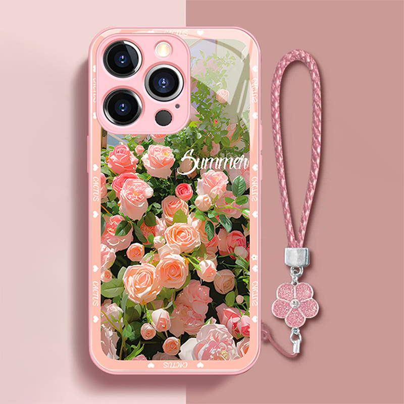 New Pink Rose iPhone Case - mycasety2023 Mycasety